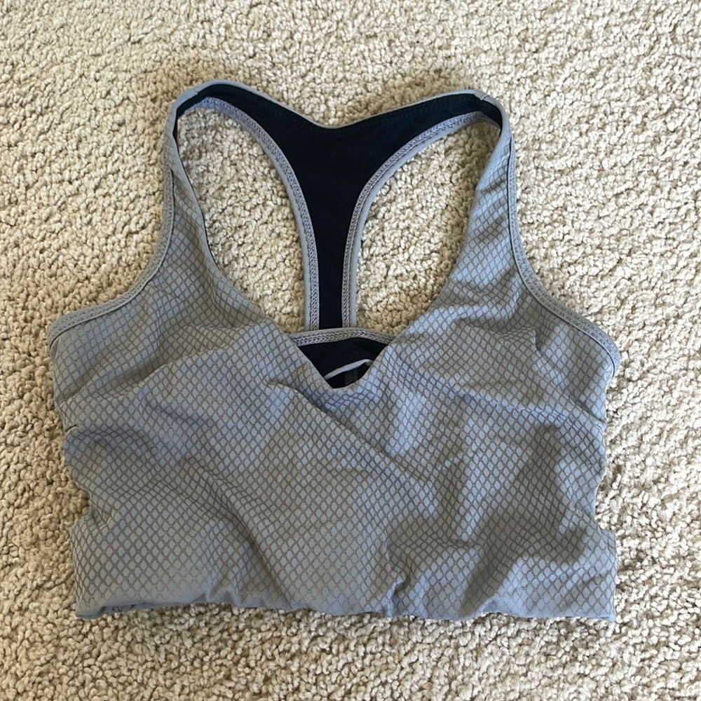 Gray Women’s sports bra